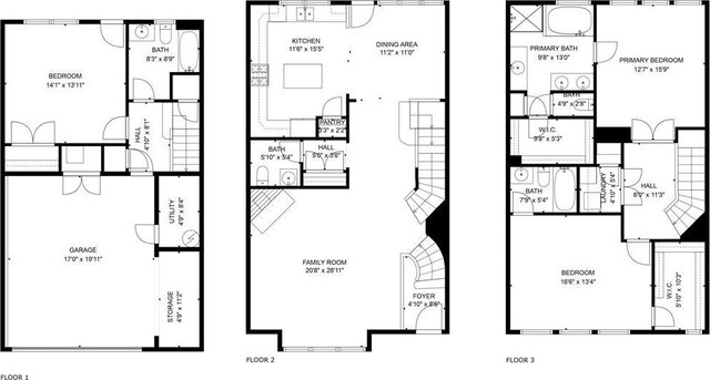 2513 Friar Tuck Ln SE Unit 1, Atlanta, GA 30339 - property floor plan
