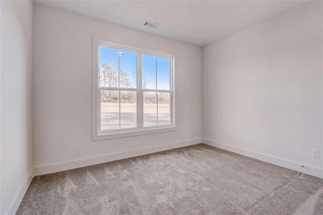 carpeted empty room with a healthy amount of sunlight