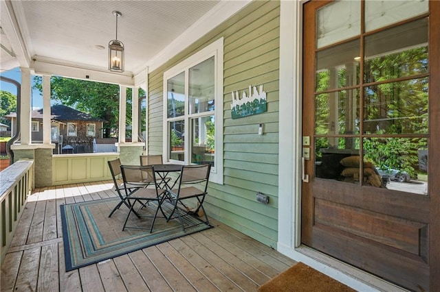 642 Erin Ave SW, Atlanta, GA 30310 - wooden porch featuring outdoor dining area