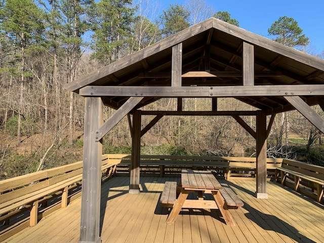 789 N Falling Waters Dr N, Demorest, GA 30535 - wooden terrace featuring a gazebo