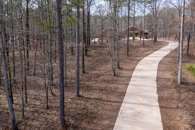 975 Blalock Lakes Dr, Newnan, GA 30263 - surrounding community with a wooded view