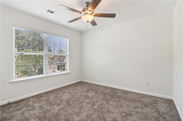 605 Alstonefield Dr, Alpharetta, GA 30004 - carpeted spare room featuring ceiling fan and a textured ceiling