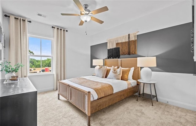 352 Foxglove Way, Mcdonough, GA 30253 - bedroom with carpet flooring, baseboards, and a ceiling fan