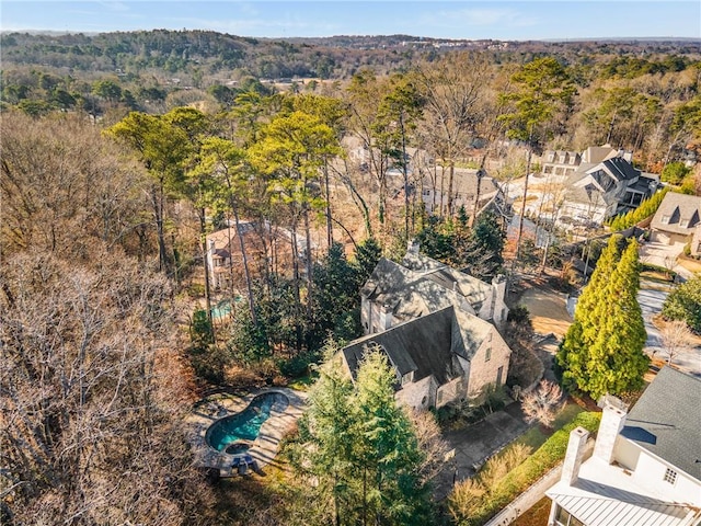 view of birds eye view of property