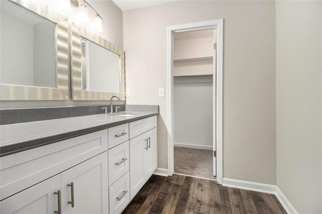 3321 Georgian Woods Cir, Decatur, GA 30034 - bathroom featuring vanity and wood finished floors