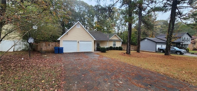 view of front of property