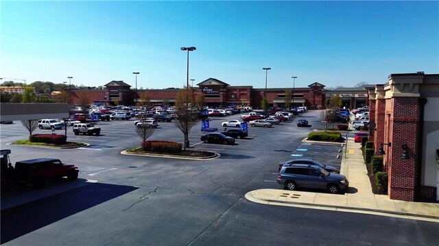 view of uncovered parking lot