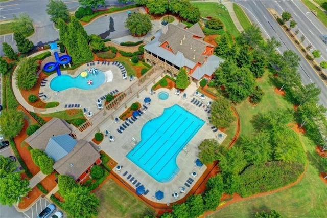 drone / aerial view