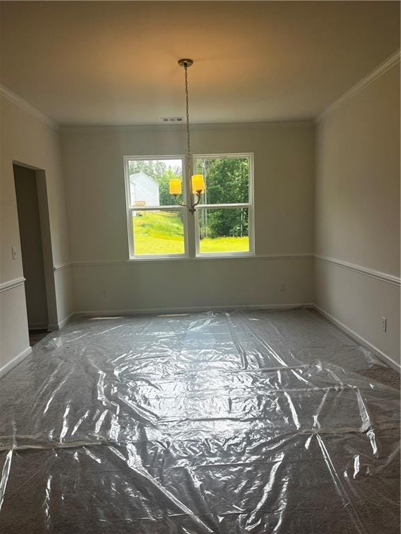 280 River Run Dr, Dallas, GA 30132 - empty room featuring baseboards and crown molding
