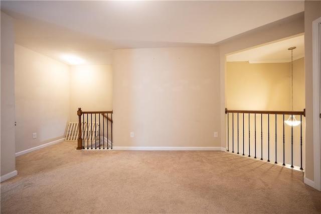 empty room featuring carpet flooring