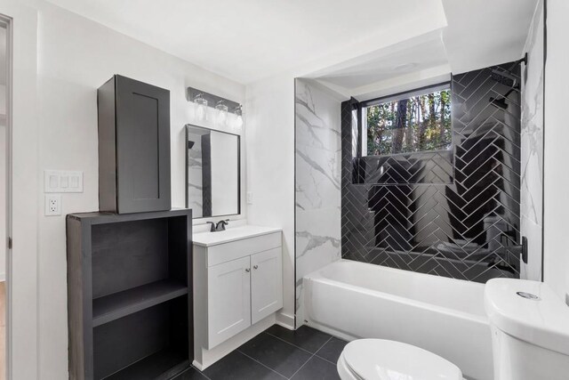 4366 Skyland Dr NE, Atlanta, GA 30342 - full bath with toilet, vanity, and tile patterned floors