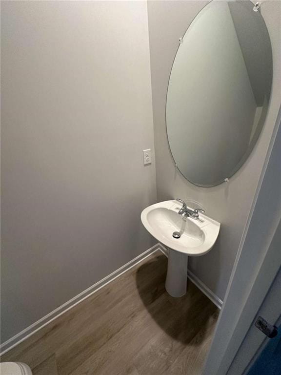 119 Deer Xing, Temple, GA 30179 - bathroom with wood finished floors and baseboards