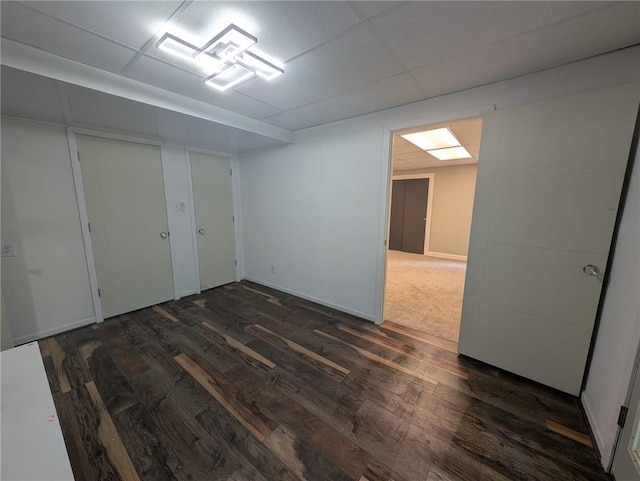 5882 Grandview Ct NW, Acworth, GA 30101 - below grade area with dark wood finished floors