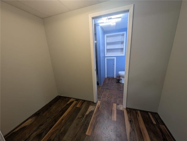 5882 Grandview Ct NW, Acworth, GA 30101 - hall with dark wood-style flooring