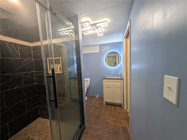 5882 Grandview Ct NW, Acworth, GA 30101 - full bath featuring a shower stall and vanity
