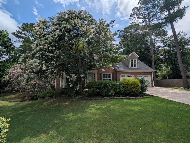 5882 Grandview Ct NW, Acworth, GA 30101 - view of front of property featuring driveway, brick siding, and a garage