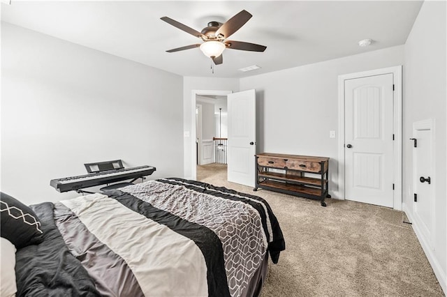 348 Meeler Cir, Bogart, GA 30622 - carpeted bedroom with ceiling fan