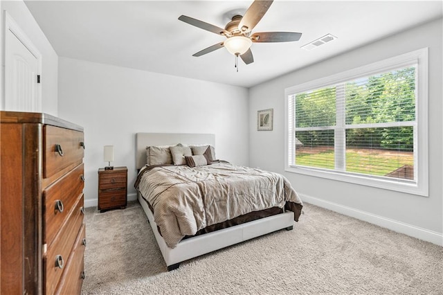 348 Meeler Cir, Bogart, GA 30622 - bedroom featuring light carpet and a ceiling fan
