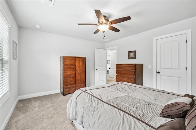 348 Meeler Cir, Bogart, GA 30622 - bedroom with carpet floors, ceiling fan, and multiple windows