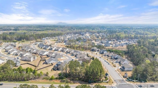 5247 Flannery Chase SW, Powder Springs, GA 30127 - aerial view of property and surrounding area with nearby suburban area and a heavily wooded area