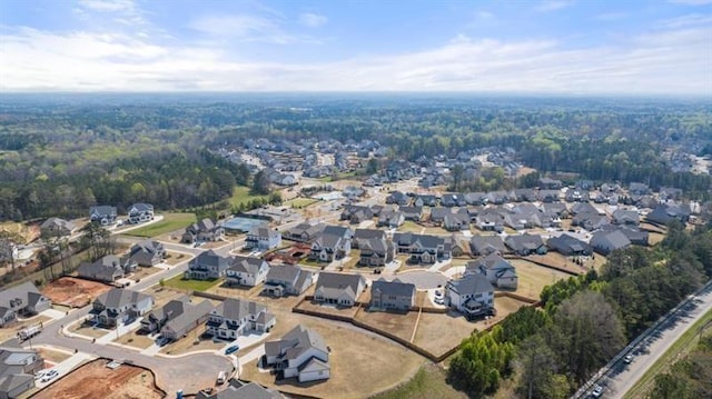 5247 Flannery Chase SW, Powder Springs, GA 30127 - aerial view of property and surrounding area featuring nearby suburban area