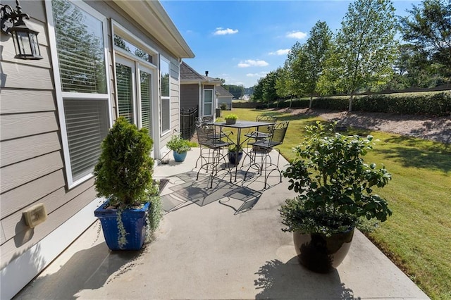 view of patio