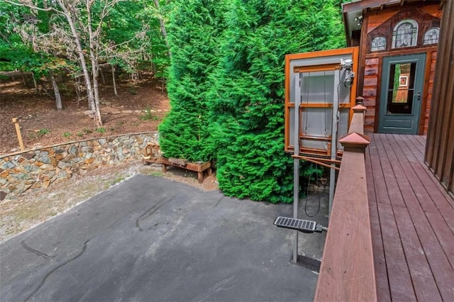 deck featuring a patio