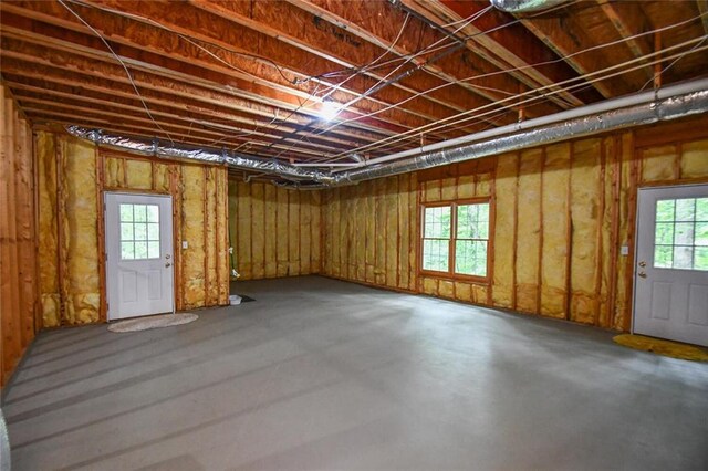 basement featuring a wealth of natural light