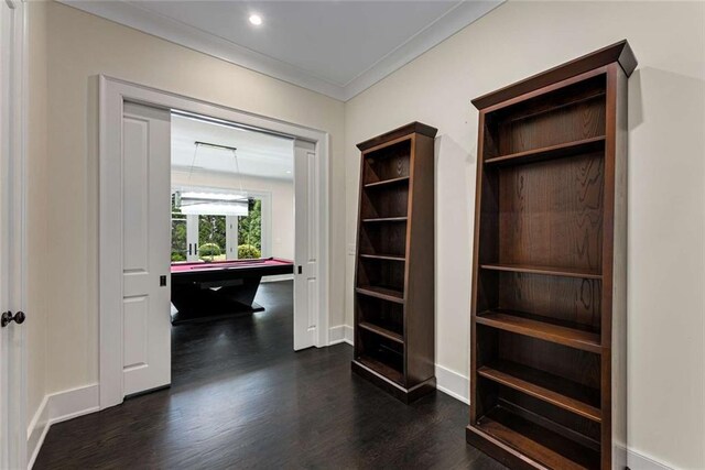 3773 Randall Rd SE, Atlanta, GA 30339 - spacious closet featuring billiards table and dark wood-type flooring