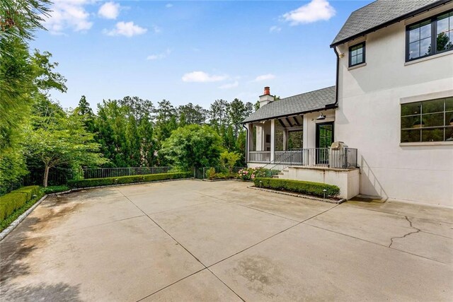 3773 Randall Rd SE, Atlanta, GA 30339 - view of patio / terrace featuring fence