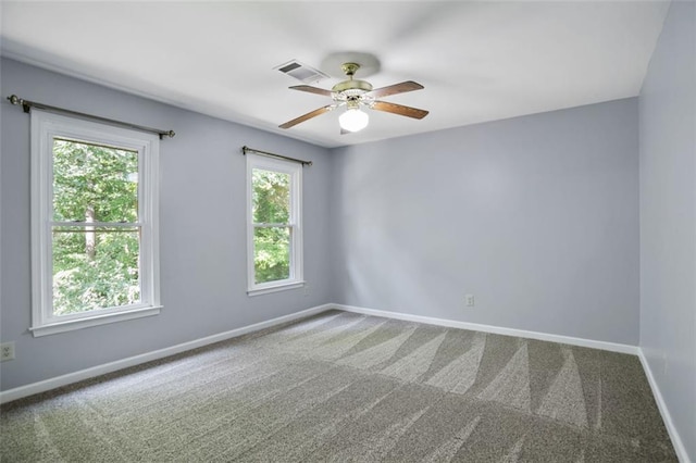 2316 Fripp Overlook NW, Acworth, GA 30101 - empty room with a ceiling fan and carpet floors