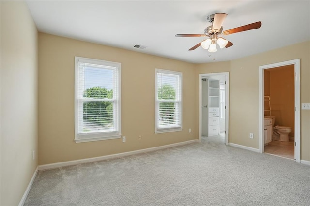 2802 Arabian Trl NE, Marietta, GA 30062 - unfurnished bedroom featuring ensuite bath, carpet flooring, and baseboards