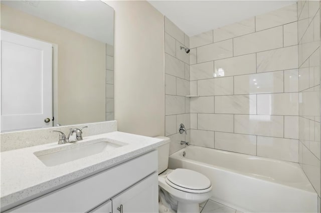 5997 Creek Indian Dr, Sugar Hill, GA 30518 - full bathroom featuring vanity and bathtub / shower combination