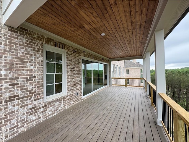 view of deck