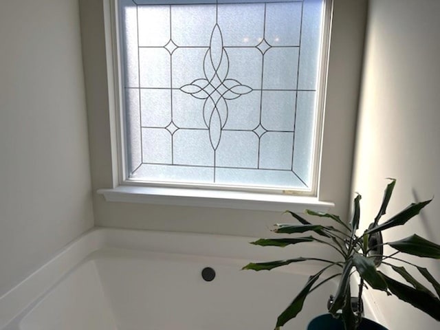 room details with a tub