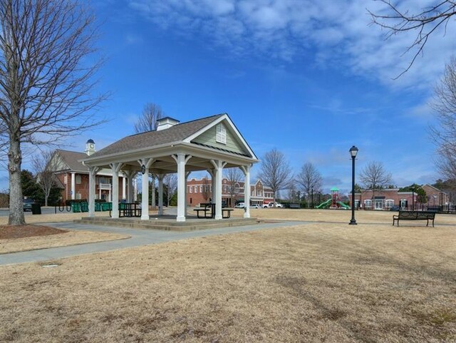 surrounding community featuring a gazebo