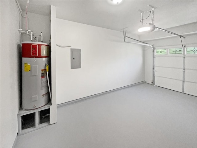 3968 Oak Glenn Dr, Duluth, GA 30096 - garage with water heater, electric panel, and a garage door opener