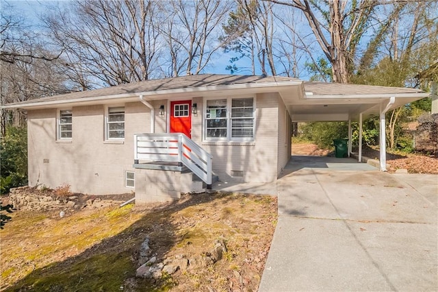 3018 Meadowview Dr SE, Atlanta, GA 30316 - view of front of home with a carport