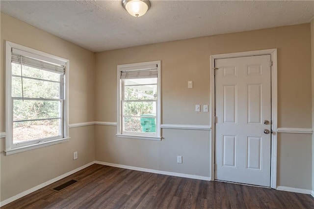 3018 Meadowview Dr SE, Atlanta, GA 30316 - empty room with dark hardwood / wood-style flooring and a wealth of natural light