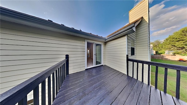 514 Jadetree Ln, Atlanta, GA 30349 - view of wooden deck