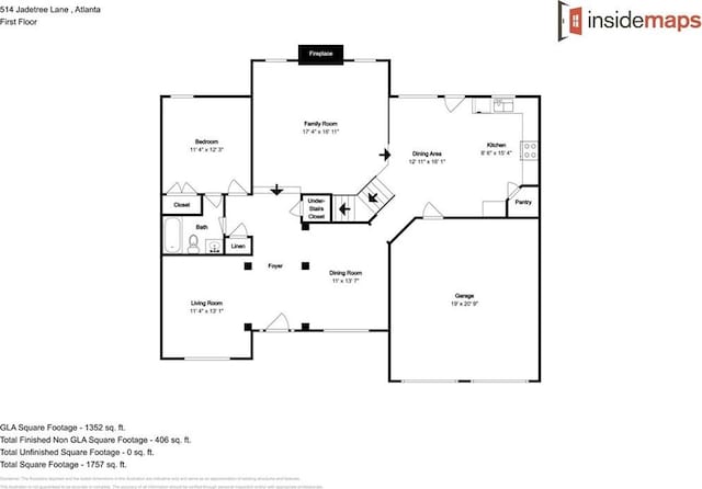 514 Jadetree Ln, Atlanta, GA 30349 - room layout