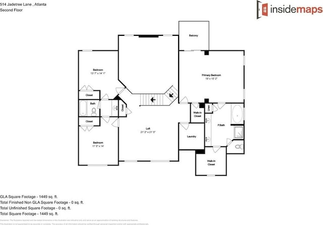 514 Jadetree Ln, Atlanta, GA 30349 - home floor plan