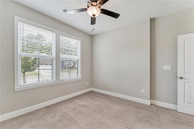 242 Aspen Way, Dallas, GA 30157 - spare room with light carpet and ceiling fan