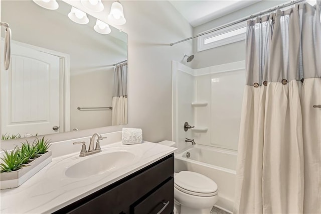 242 Aspen Way, Dallas, GA 30157 - full bathroom featuring vanity and shower / bath combination with curtain