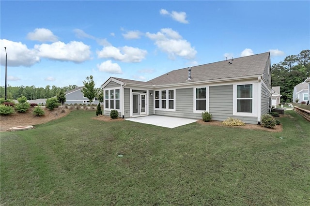242 Aspen Way, Dallas, GA 30157 - back of property featuring a patio area and a yard