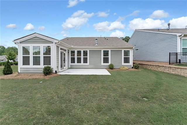 242 Aspen Way, Dallas, GA 30157 - rear view of property featuring a patio and a yard