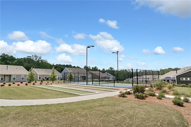 242 Aspen Way, Dallas, GA 30157 - view of community featuring a tennis court and a residential view