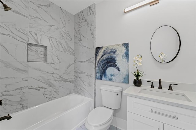 101 Fairfield Ct, Atlanta, GA 30314 - full bath featuring vanity, toilet, and bathing tub / shower combination