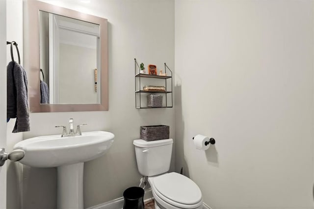 bathroom with toilet