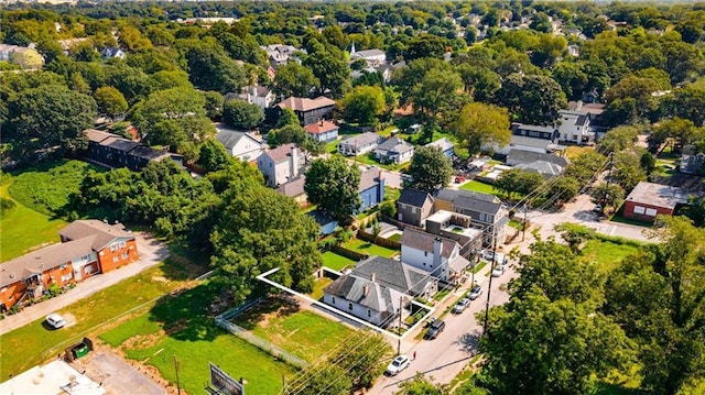 bird's eye view featuring a residential view